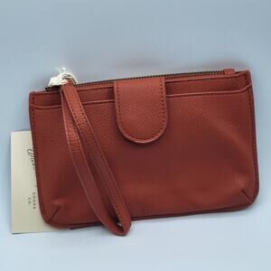 Universal Thread Women's Faux Leather Wallet, Red, NWT